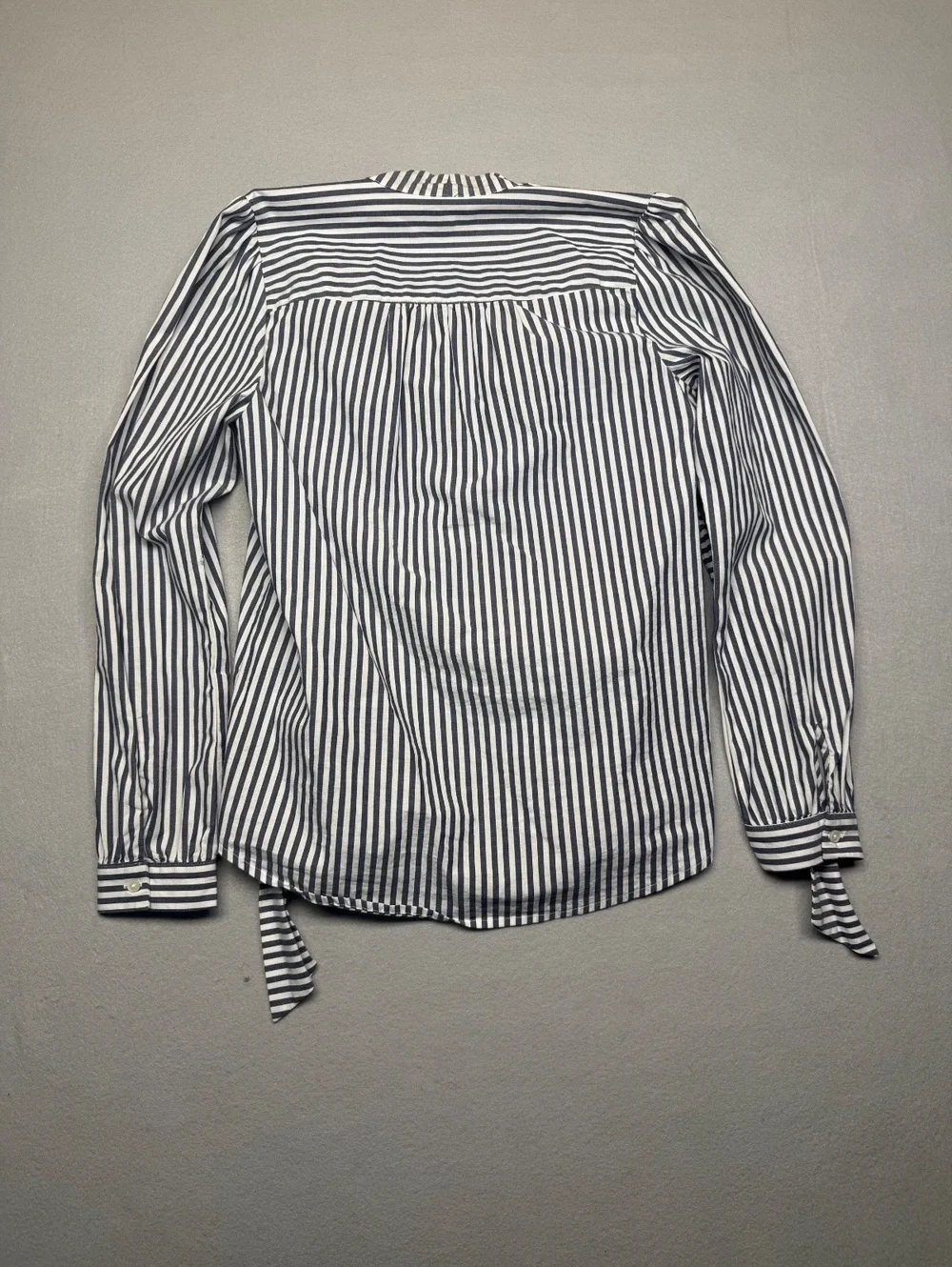J.Crew Striped Button-Up Shirt Women XS Navy White